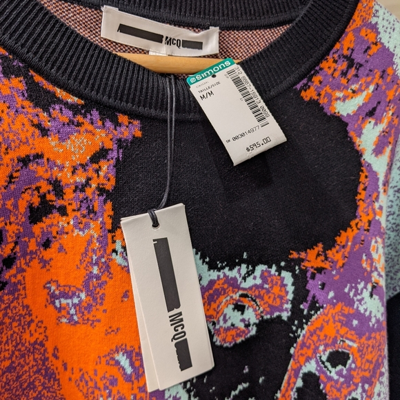 💲SOLD 💲McQueen crew neck sweater - Picture 3 of 6